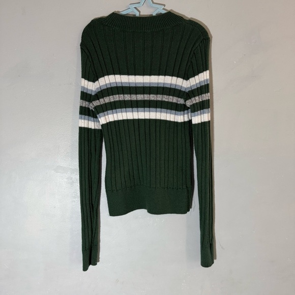 Abercrombie Kids Green Ribbed Cotton Sweater - Picture 5 of 6